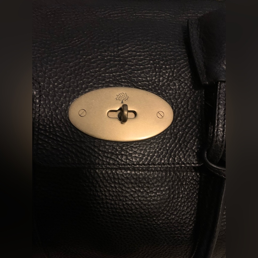 ✨💥⚡️ Mulberry Black Pebbled Leather Bayswater Satchel - Picture 14 of 16